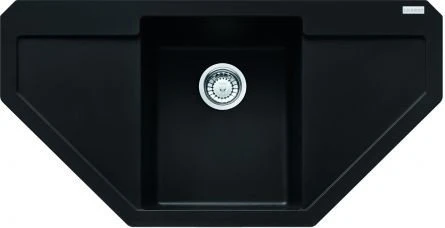 Franke Maris MRG 612-E Einbau Becken mittig mit Ablauffernbedienung black matt