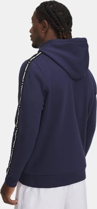 Under Armour Icon Fleece mit Streifen Hoodie midnight navy/white (Herren)