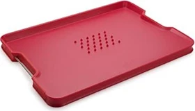 Joseph Joseph Cut&Carve Plus Multifunktions-Schneidbrett L rot