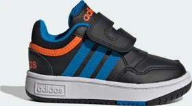 adidas Hoops core black/blue rush/impact orange (Junior)