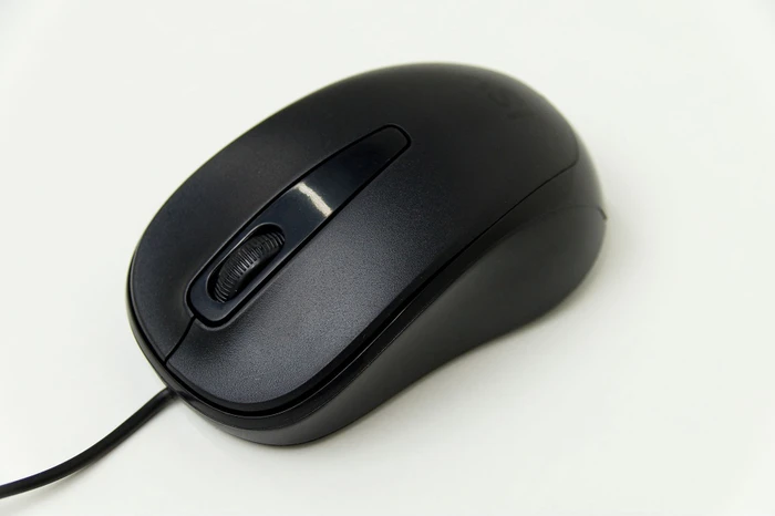 ISY ICM-1000 Optical Mouse schwarz, USB