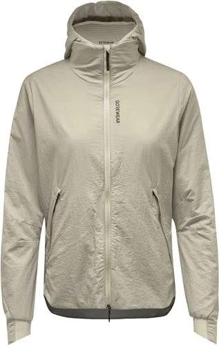 Gore Wear Concurve Windstopper Hooded Laufjacke tech beige (Damen)