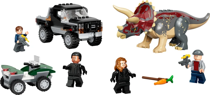 LEGO Jurassic World - Triceratops-Angriff