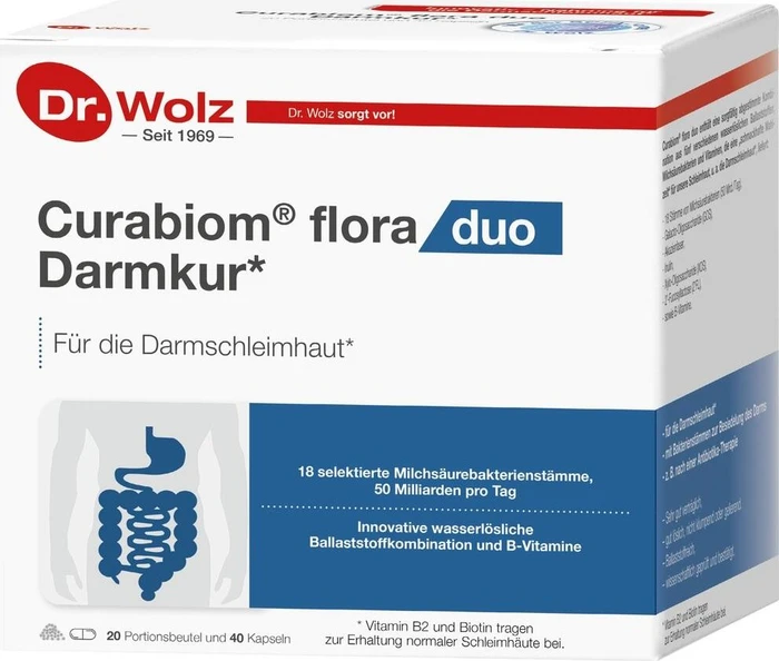 Dr. Wolz flora duo Darmkur Beutel + Kapseln, 16.2g