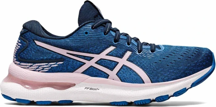 Asics Gel-Nimbus 24 french blue/barely rose (Damen)