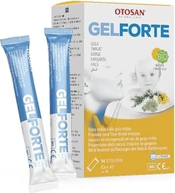Functional Cosmetics Otosan Hals- und Rachengel Forte Gel Sticks, 140ml (14x 10ml)
