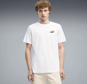 Puma Essentials Small No.1 Logo T-Shirt kurzarm puma white
