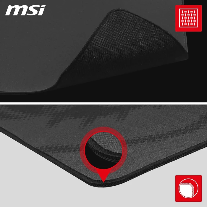 MSI Agility GD73 Gaming Mousepad XL, 900x400mm, schwarz