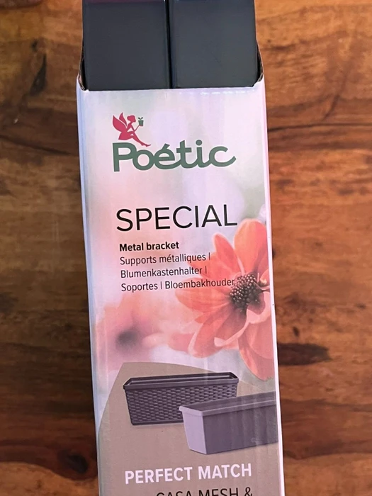 Emsa Casa Mesh Blumenkastenhalter anthrazit