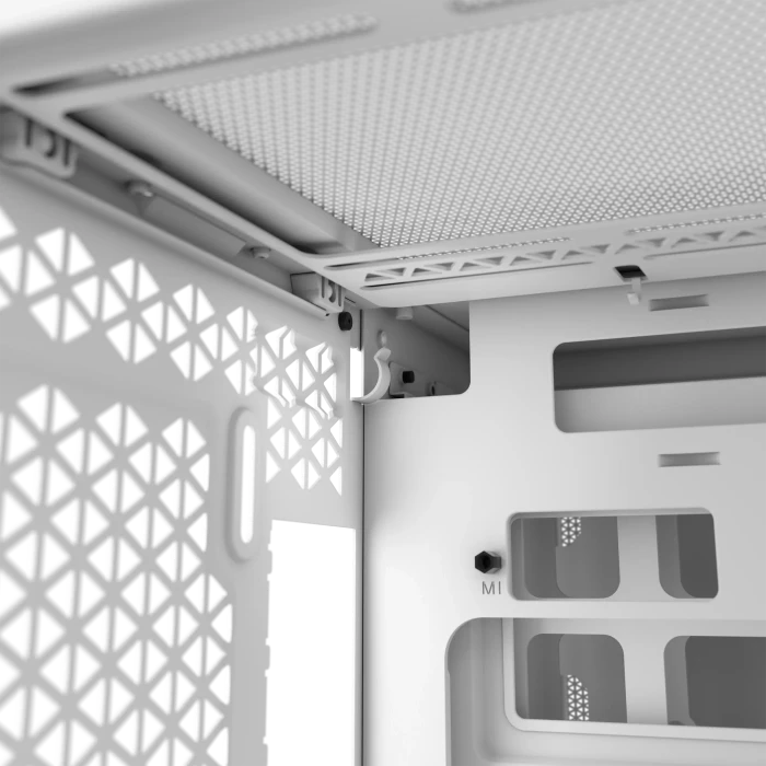 Corsair 2500D Airflow, weiß, Glasfenster