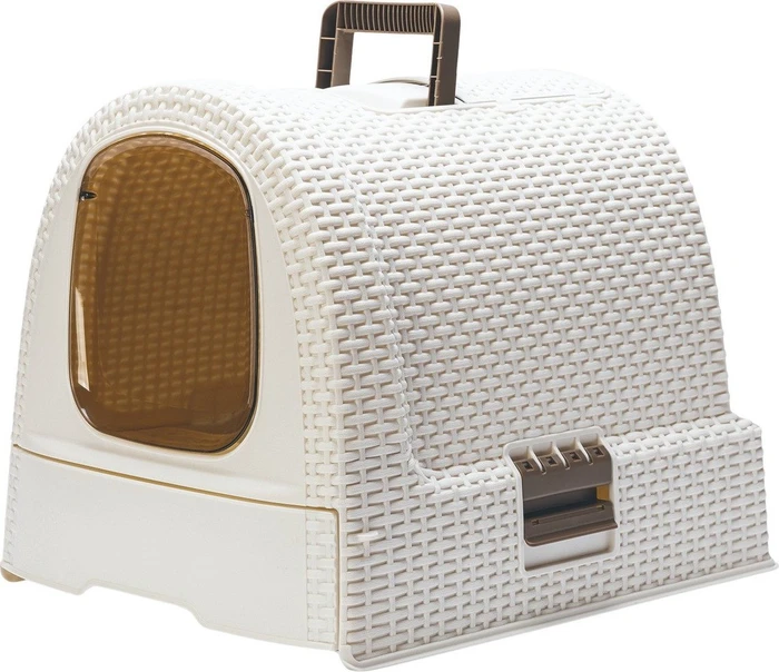 Curver Cat Litter Box, creme/mocca (400462)