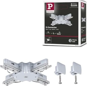 Paulmann URail Schienensystem-Komponente X-Verbinder chrom matt