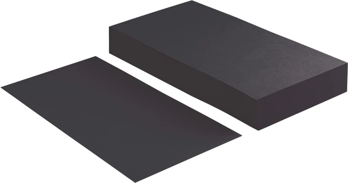 Vaessen Creative Leinenkarton, 270x135mm, schwarz, 100 Blatt