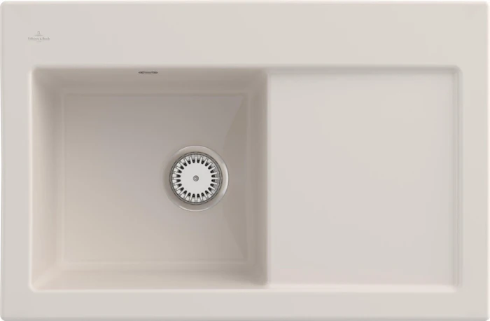 Villeroy & Boch Subway 45 Einbau Becken links crema