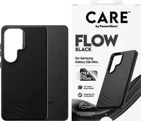 PanzerGlass Care Flow Case Black w. Qi für Samsung Galaxy S26 Ultra