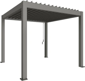 Biohort Pergola 3x3 quarzgrau-metallic/quarzgrau-metallic