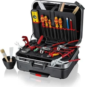 Knipex BIG Basic Move Sanitär Handwerkzeugset inkl. Koffer, 31-tlg.