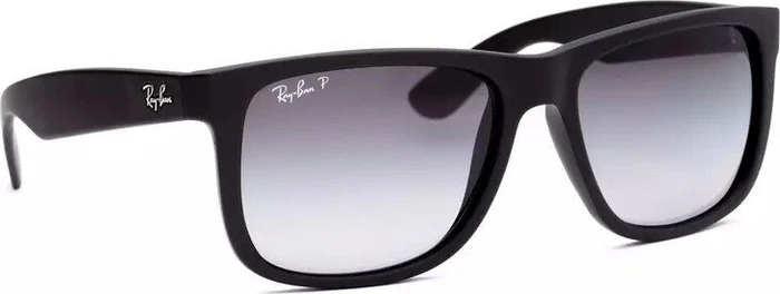 Ray-Ban RB4165 Justin Classic 54mm schwarz/polarized grau
