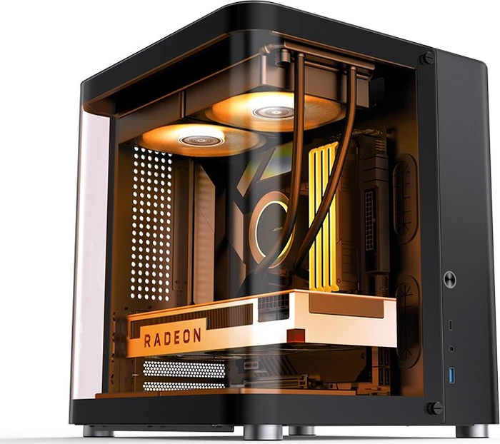Jonsbo TK-1 2.0 Black, Glasfenster