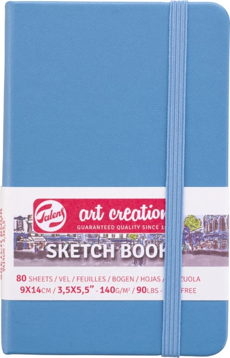Royal Talens Skizzenbuch seeblau, A4, glatt, 80 Blatt