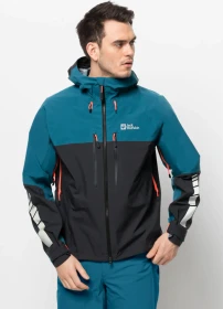 Jack Wolfskin Morobbia 3L Fahrradjacke blue/coral (Herren)