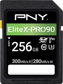 PNY EliteX-PRO 90 R300/W280 256GB, UHS-II U3, Class 10