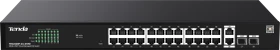 Tenda TEF22100 Rackmount Gigabit Smart Switch, 26x RJ-45, 2x SFP, 370W PoE+ (TEG2228P-24-410W)