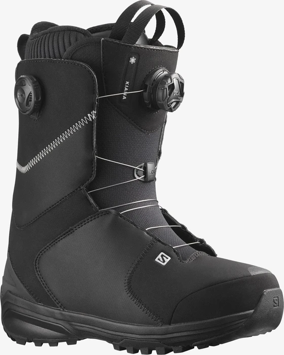 Salomon Kiana Dual BOA Softboot schwarz/silber (Damen) (Modell 2021/2022)