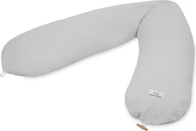 Julius Zöllner Nappi Waffelpiqué Stillkissen light grey
