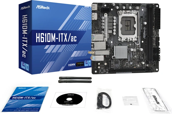 ASRock H610M-ITX/ac (Intel 1700)