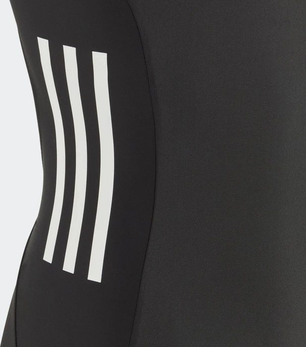 adidas Cut 3-Streifen Badeanzug schwarz/weiß (Junior)