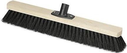 Nölle Besenkopf Power Stick Saalbesen Naturhaar 50cm Staubbesen
