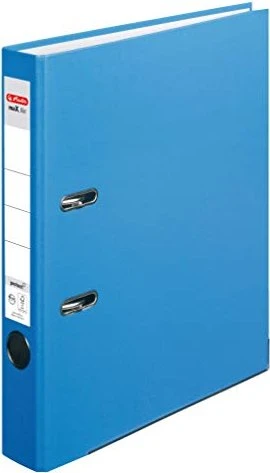 Herlitz maX.file protect Ordner 2-Ring, 50mm, A4, aqua, 5er-Pack