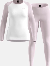 Odlo Active Warm Eco Set orchid ice/white (Damen)