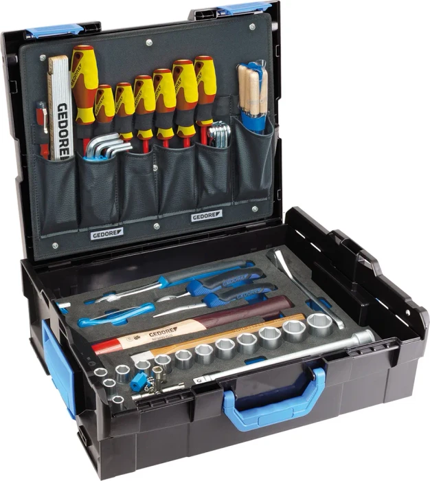Gedore 1100-01 Handwerkzeugset inkl. L-Boxx, 58-tlg. (2658194)