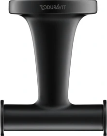 Duravit Starck T Handtuchhaken doppelt schwarz matt