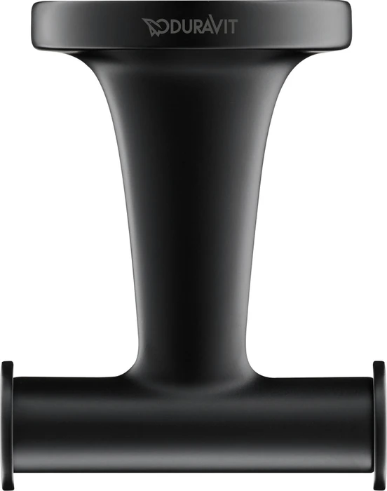 Duravit Starck T Handtuchhaken doppelt schwarz matt