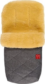 Kaiser Natura Lammfellfußsack anthracite melange