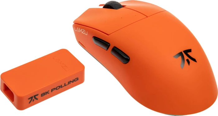 Fnatic x Lamzu MAYA X 8K Wireless Gaming Mouse orange, USB