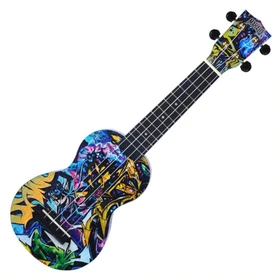 Mahalo Art II Series Soprano Ukulele Graffiti