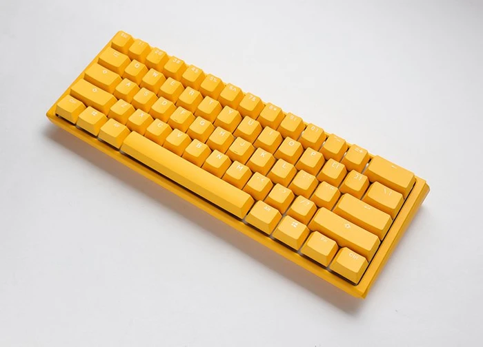Ducky One 3 Yellow Mini PBT, LEDs RGB, MX SPEED RGB Silver, USB, UK