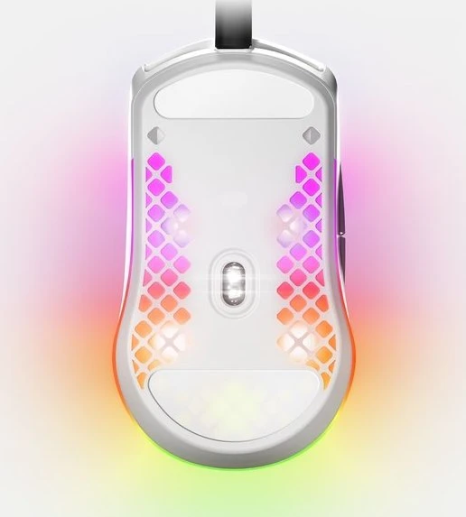 SteelSeries Aerox 3 Snow 2022 Edition, weiß, USB