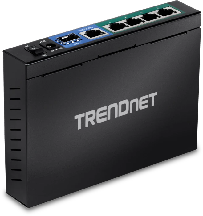 TRENDnet TPE-TG Desktop Gigabit Switch, 5x RJ-45, 1x SFP, 65W PoE+