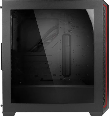 Antec P7 schwarz/rot, Acrylfenster