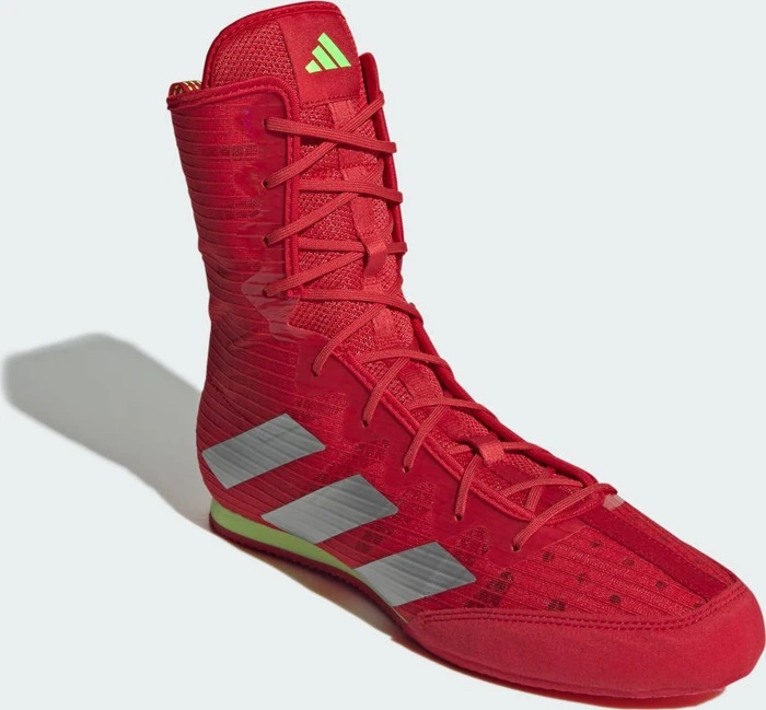 adidas Box Hog 4 better scarlet/silver metallic/lucid lemon