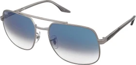 Ray-Ban RB3699 59mm polished gunmetal/blau