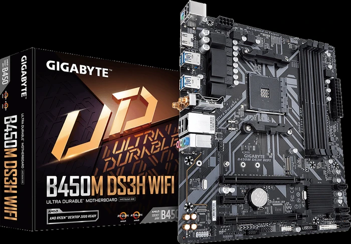 GIGABYTE B450M DS3H WIFI (AMD AM4)