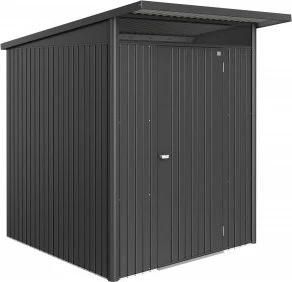 Biohort AvantGarde ECO A2 Gerätehaus mit Doppeltür silber-metallic