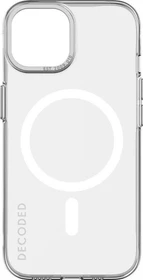 Decoded Recycled Plastic Grip Case für Apple iPhone 15 transparent