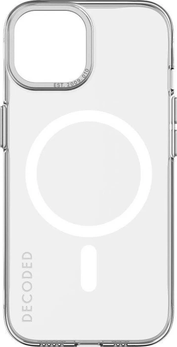 Decoded Recycled Plastic Grip Case für Apple iPhone 15 transparent